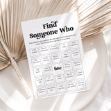 Printable Human Bingo Icebreaker Find Someone Who