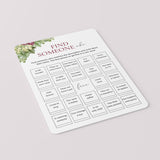 Find Someone Who Wine Party Game Printable