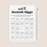 Bookish Bingo Printable Book Club Icebreaker Bingo by LittleSizzle