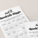Bookish Bingo Printable Book Club Icebreaker Bingo