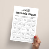 Bookish Bingo Printable Book Club Icebreaker Bingo