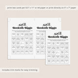 Bookish Bingo Printable Book Club Icebreaker Bingo