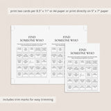 Book Club Icebreaker Bingo Find Someone Who Printable