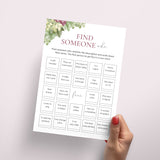 Find Someone Who Wine Party Game Printable