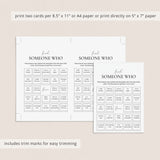 Printable Icebreaker Bingo Find Someone Who