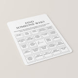 Book Club Icebreaker Bingo Find Someone Who Printable