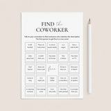 Find The Coworker Bingo Printable Get to Know You Office Game by LittleSizzle