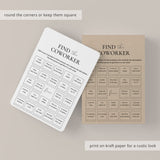 Find The Coworker Bingo Printable Get to Know You Office Game
