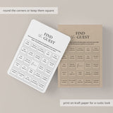 Icebreaker Bingo Find The Guest Printable