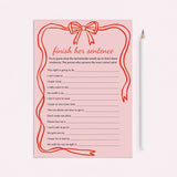 Coquette Bachelorette Games Bundle Printable