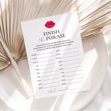 Ladies Night Icebreaker Game Finish The Phrase Printable