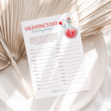 Finish My Phrase Valentine's Day Game for Groups Printable