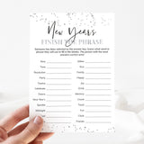 New Year's Group Game Finish The Phrase