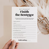 Retirement Finish The Sentence Game Printable