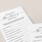 Finish The Retiree's Sentence Printable Retirement Icebreaker Game