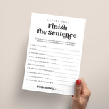 Retirement Finish The Sentence Game Printable