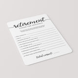 Retirement Party Icebreaker Game Finish The Sentence Printable