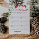 Christmas Finish My Phrase Printable