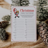 Printable Finish The Phrase Christmas Game