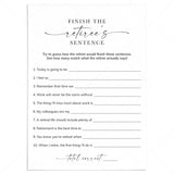 Finish The Retiree's Sentence Printable Retirement Icebreaker Game by LittleSizzle