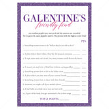 Galentines Friendly Feud Quiz with Answers Printable by LittleSizzle