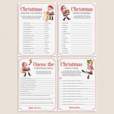 Family Christmas Party Games Printable by LittleSizzle