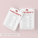 12 Fun Valentine Games Printable