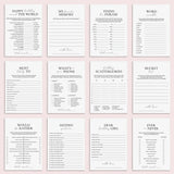 16th Birthday Party Games Bundle for Her Sweet Sixteen by LittleSizzle