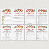 Gnomes Christmas Games for Family Printables by LittleSizzle