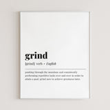 Grind Definition Print Instant Download by LittleSizzle