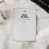 Moon and Stars Bridal Shower Activity Guess The Dress Printable