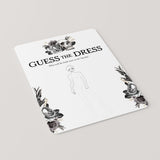 Bride or Die Bridal Shower Activity Guess The Dress