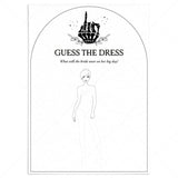 Goth Bridal Shower Activity Guess The Dress Printable by LittleSizzle