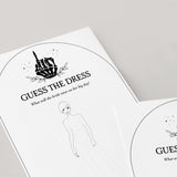 Goth Bridal Shower Activity Guess The Dress Printable