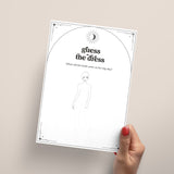 Moon and Stars Bridal Shower Activity Guess The Dress Printable