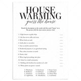 Simple Housewarming Party Game Printable by LittleSizzle