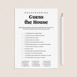 Printable Housewarming Game Guess The House by LittleSizzle