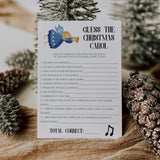 Guess The Christmas Song Printable