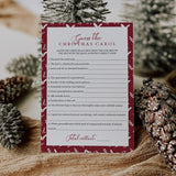 Name The Christmas Song Game Instant Download