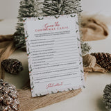 Christmas Songs Game Printable