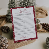 Name The Christmas Song Game Instant Download