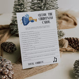 Guess The Christmas Song Printable