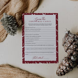 Name The Christmas Song Game Instant Download