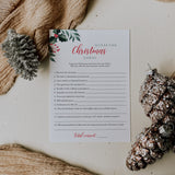 Printable Christmas Songs Game with Answers