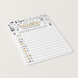Witch Theme Halloween Emojis Game with Answers Printable