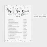 Happy New Year Language Game With Answer Key Printable