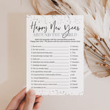 Happy New Year Language Game With Answer Key Printable
