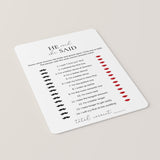Fun Engagement Party Game He Said She Said