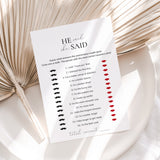 Simple Minimalist Wedding Anniversary Game Bundle Printable