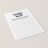 Hobby Race Retirement Game Printable